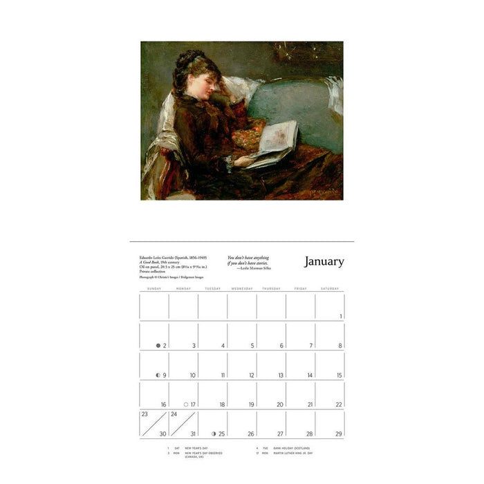 Reading Woman 2022 Wall Calendar