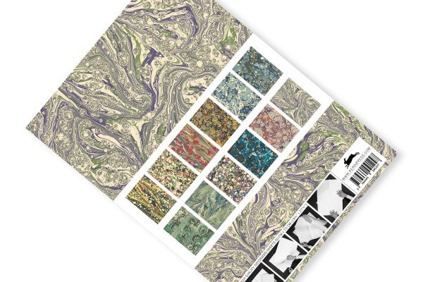 Marbled Paper Gift and Creative Papers Book