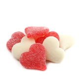 Valentine's Red & White Sour Gummi Hearts