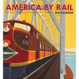 America By Rail 2022 Wall Calendar