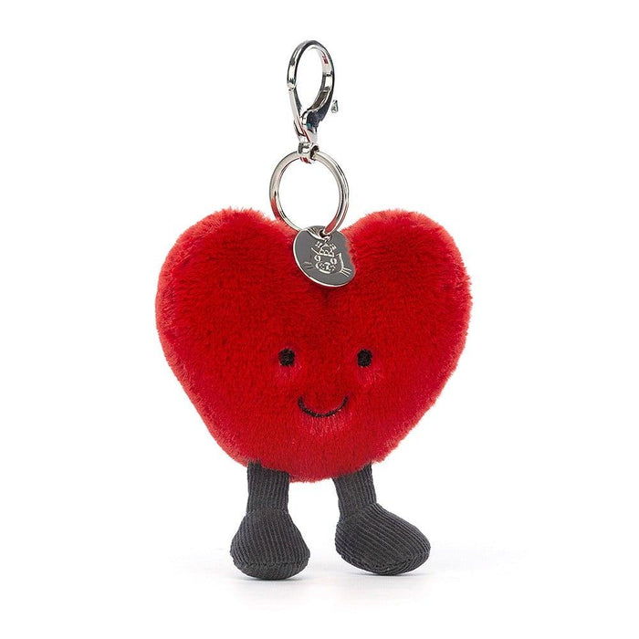 JellyCat Amuseable Heart Bag Charm Plush Toy