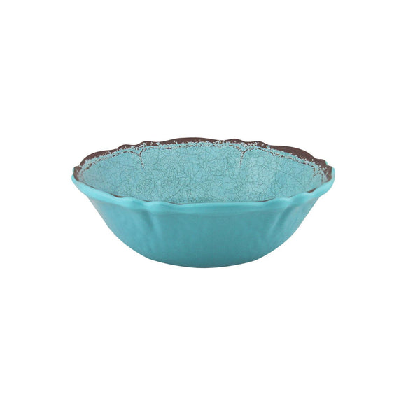 Antiqua Turquoise Cereal Bowl by Le Cadeaux
