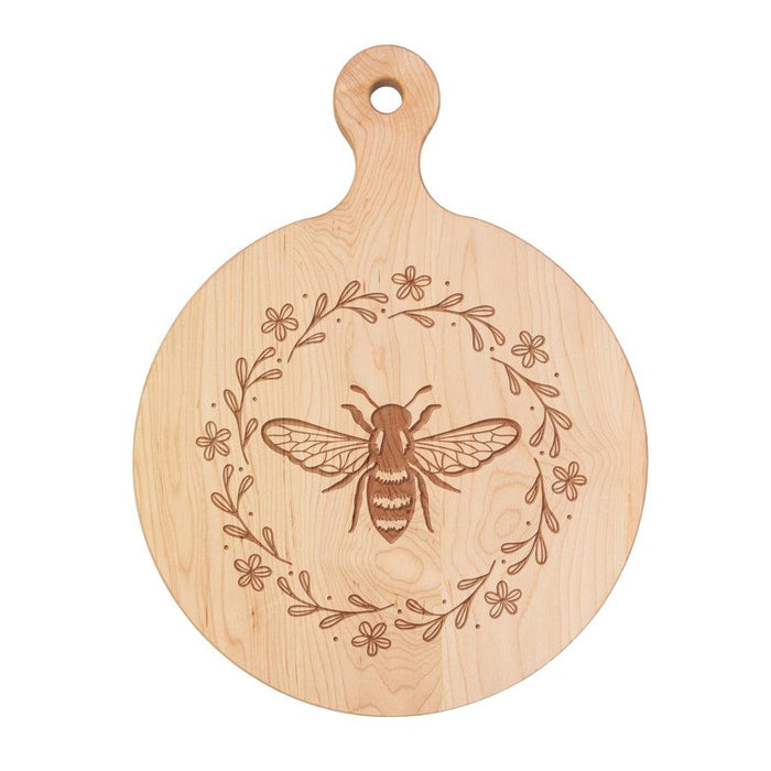 Artisan Maple Round Board Honeybee 16"x12"