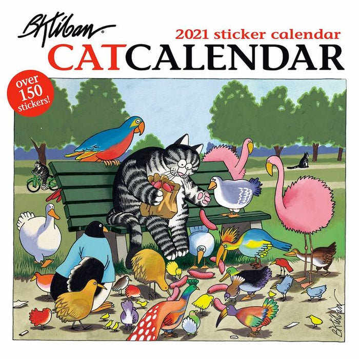 B. Kliban: CatCalendar 2021 Sticker Calendar