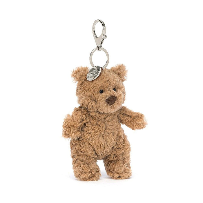JellyCat Bartholomew Bear Bag Charm Plush Toy