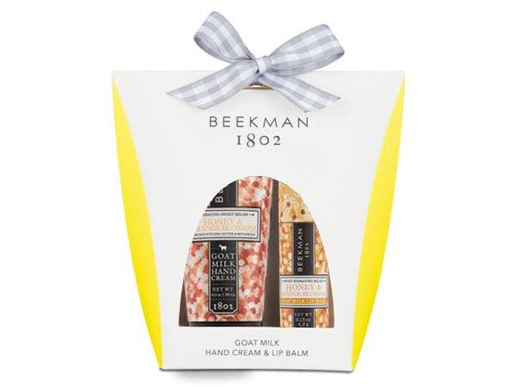 Beekman 1802 Honey and Orange Blossom Hand and Lip Hydration Kit