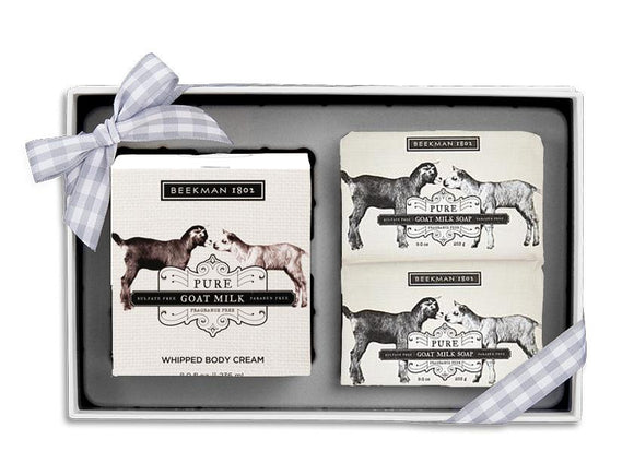 Beekman 1802 Pure Goat Milk Soap and Whipped Body Cream Trio