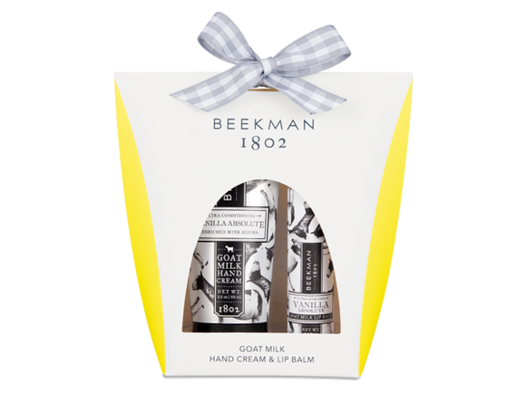 Beekman 1802 Vanilla Absolute Hand and Lip Hydration Kit