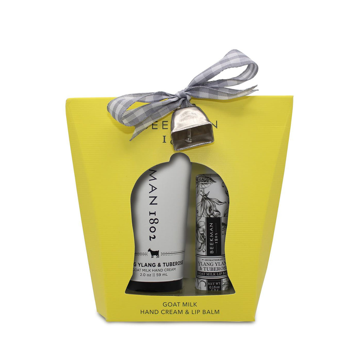 Beekman 1802 Ylang Ylang Tuberose 2oz Hand Cream & Lip Balm Set