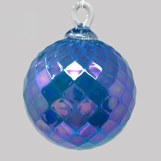 Berry Blue Diamond Classic Round Ornament