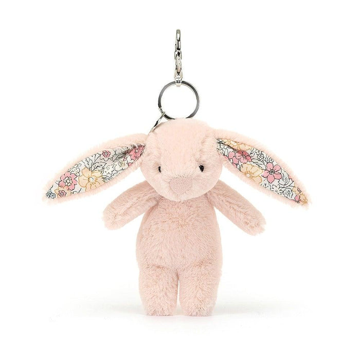 JellyCat Blossom Blush Bunny Bag Charm Plush Toy