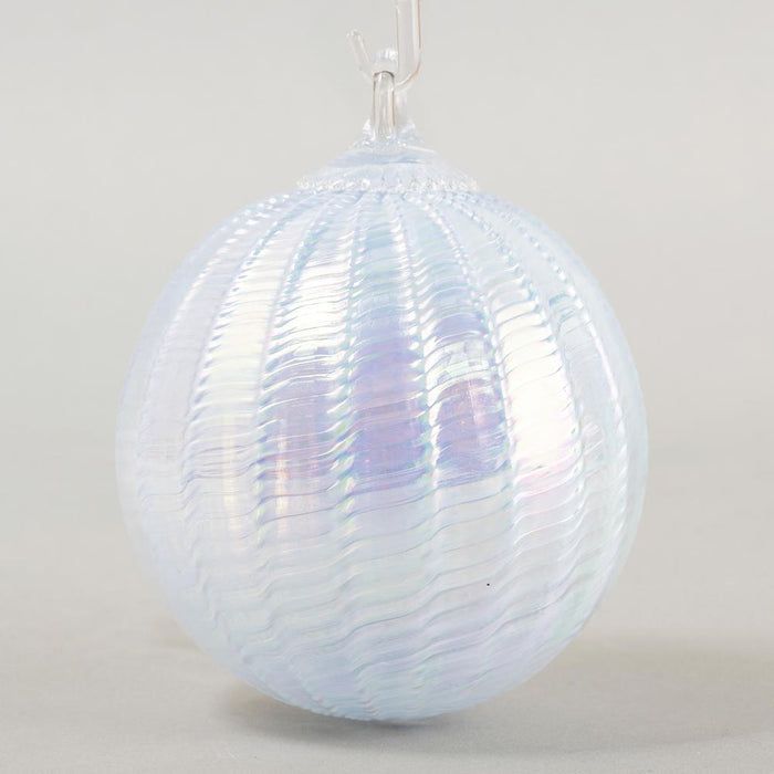 Blue Frost Sorbet Classic Round Ornament