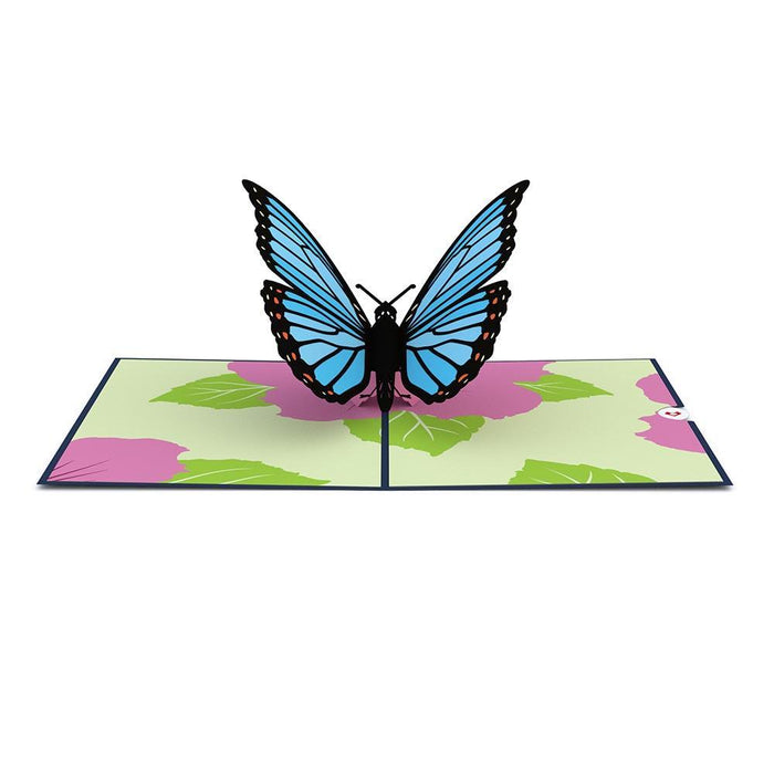 Blue Morpho Butterfly 3D Pop Up card
