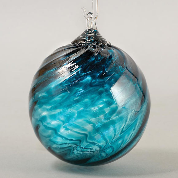 Blue Tourmaline Twist Classic Round Ornament