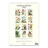Cavallini 2022 Wall Calendar: Flora and Fauna