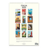 Cavallini 2022 Wall Calendar: Italia