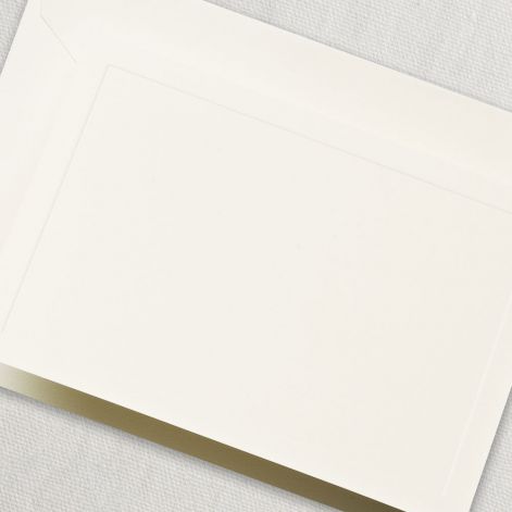 Crane Paper Debossed Panel Framed Ecru Boxed Notes