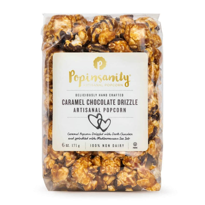 Caramel Chocolate Drizzle Gourmet Popcorn