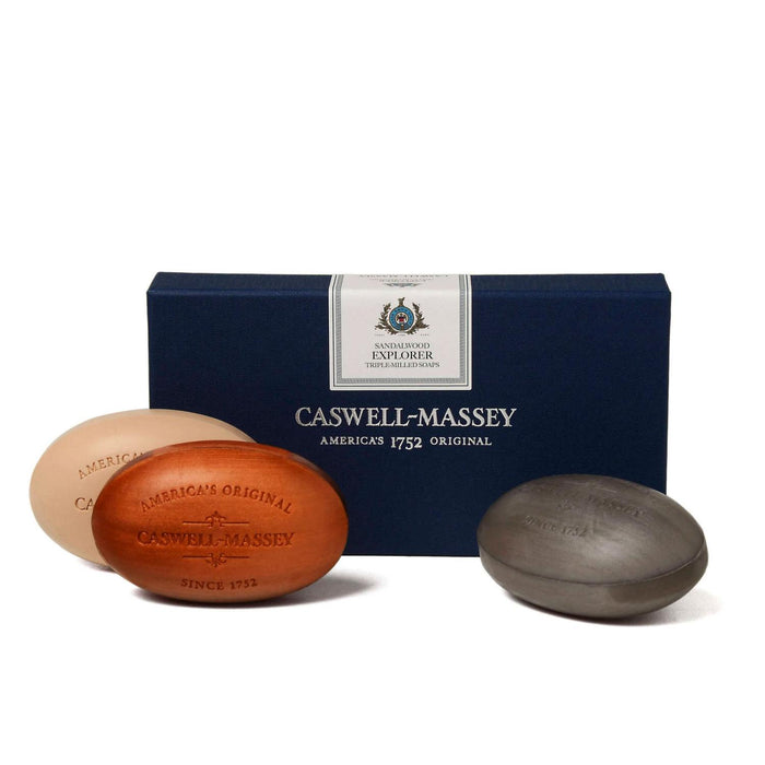 Caswell-Massey Sandalwood Explorer 3-Soap Set