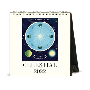 Cavallini 2022 Easel Calendar: Celestial
