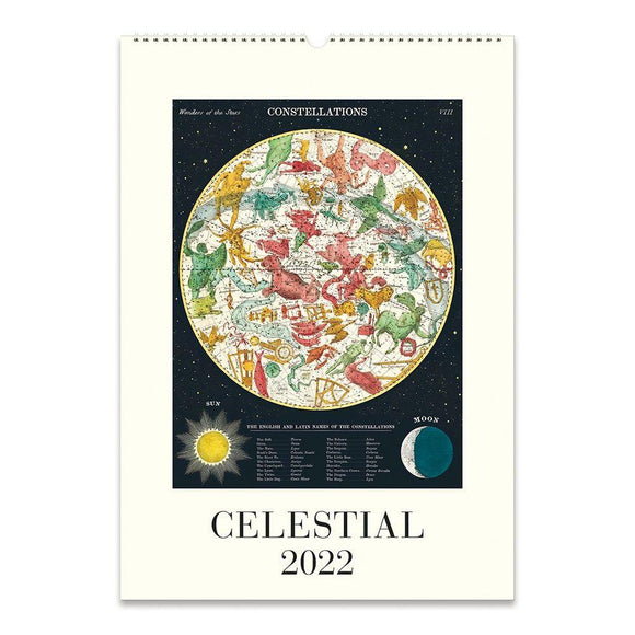 Cavallini 2022 Wall Calendar: Celestial