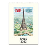 Cavallini 2022 Wall Calendar: Paris