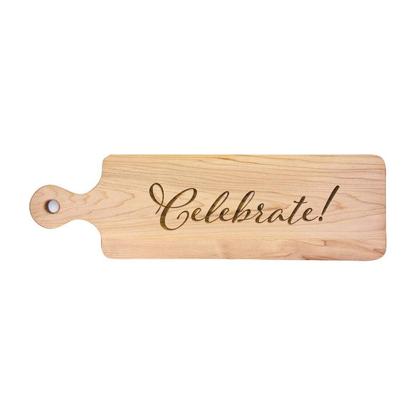 Celebrate Maple Wood Bread Board 20