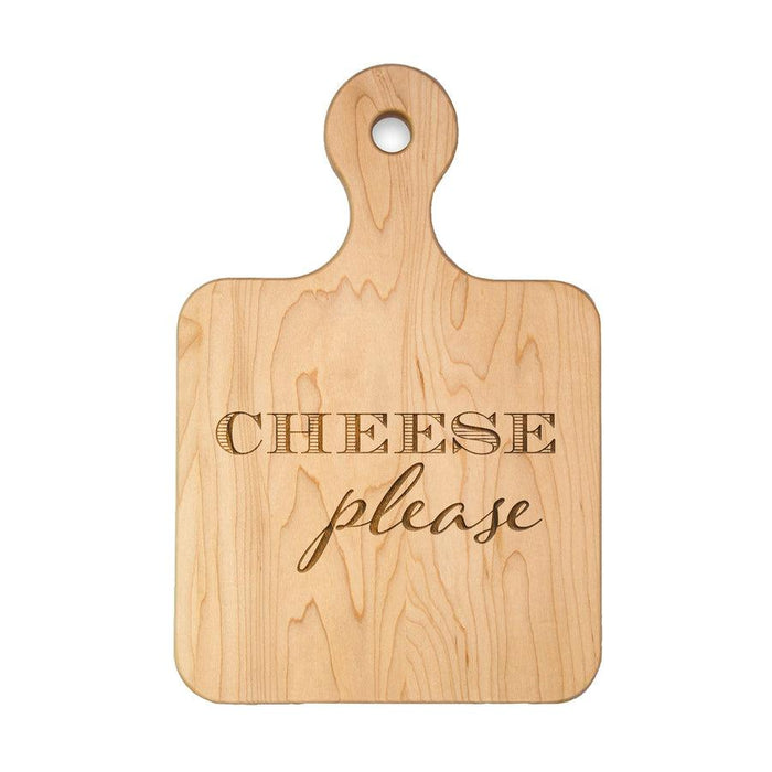 Cheese Please Artisan Maple Wood Cutting & Cheeseboard 12"x8"