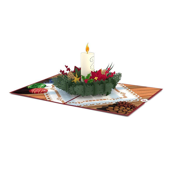 Christmas Candle 3D Pop Up card