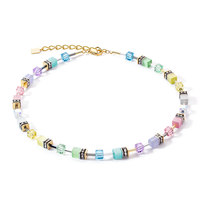 Coeur de Lion GeoCUBE® Iconic Gentle Multicolour necklace