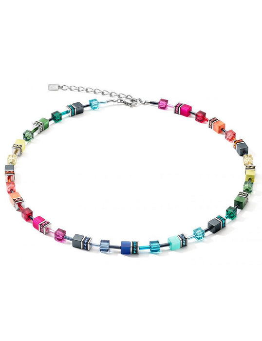 Coeur de Lion Geocube Rainbow Necklace