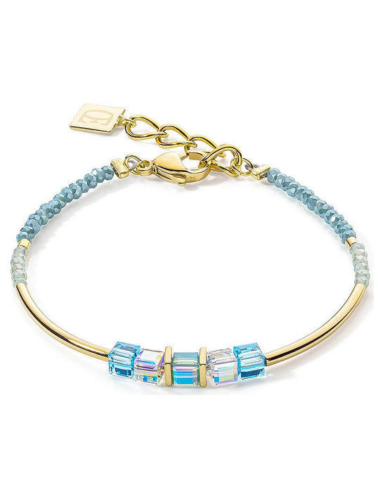 Coeur de Lion Petite Crystal Bracelet in Sea Green