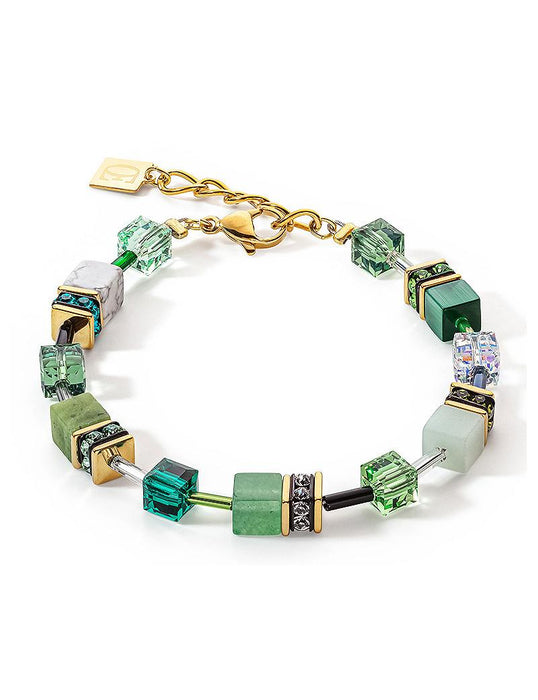Coeur de Lion Precious Geocube Bracelet in Green