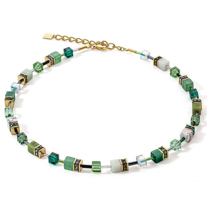 Coeur de Lion Precious Geocube Necklace in Green