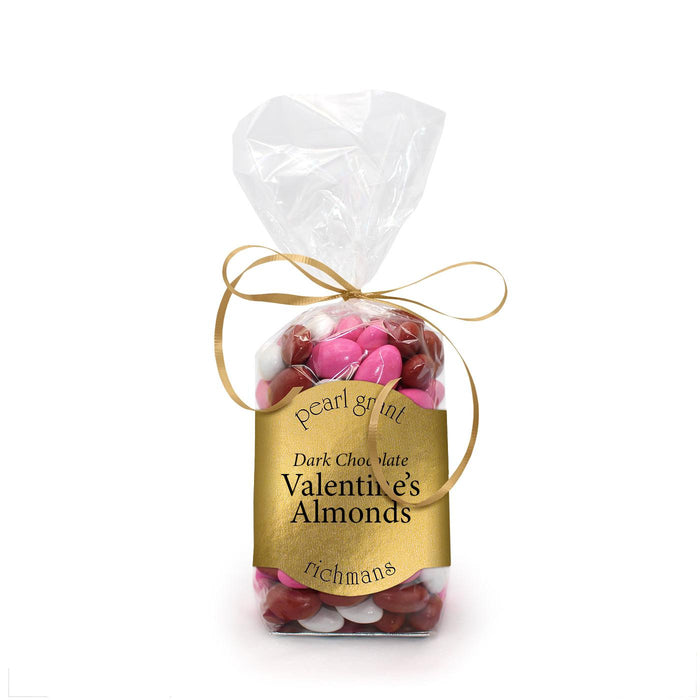Dark Chocolate Valentine's Almonds