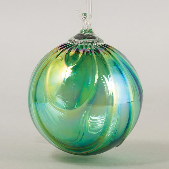 Emerald Draped Classic Round Ornament