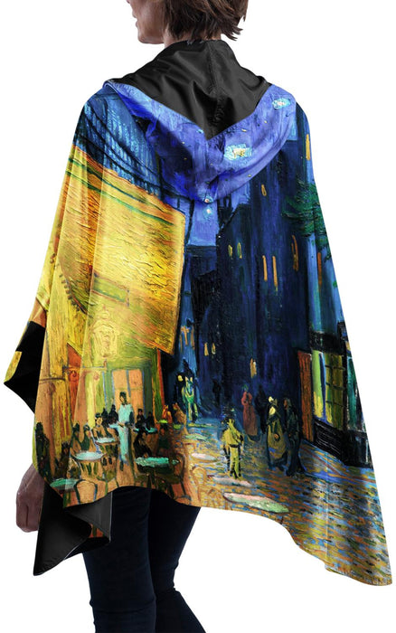 FINE ART RAINCAPER – VAN GOGH "CAFÉ TERRACE" TRAVEL CAPE