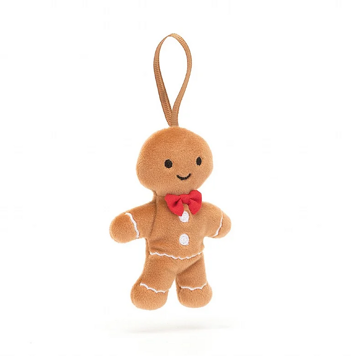 JellyCat Festive Folly Gingerbread Fred Plush Toy