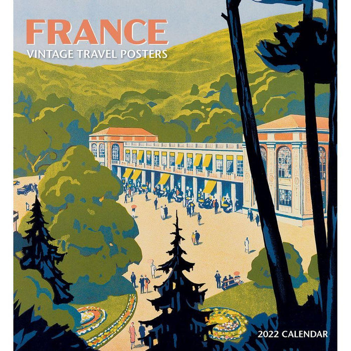 France: Vintage Travel Posts 2022 Wall Calendar