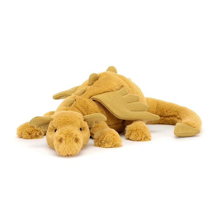 JellyCat Golden Dragon Medium Plush Toy