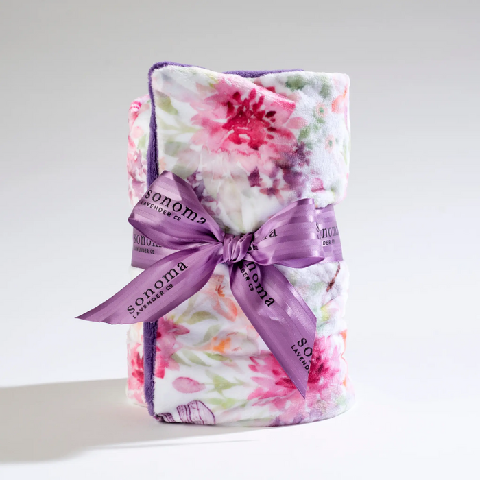 HEAT WRAP - LAVENDER -  DRAGONFLY PATTERN