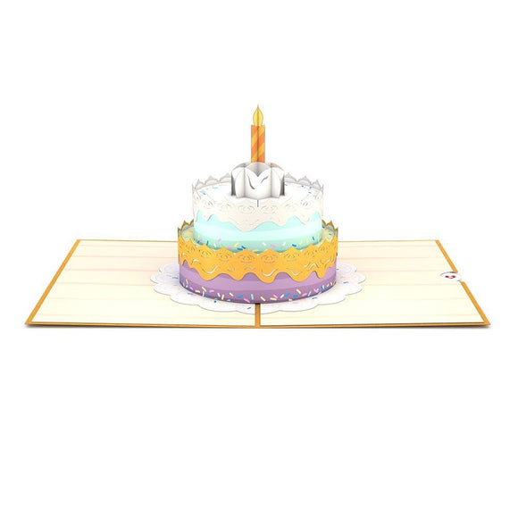 Happy Birthday Cake 3D Pop Up card