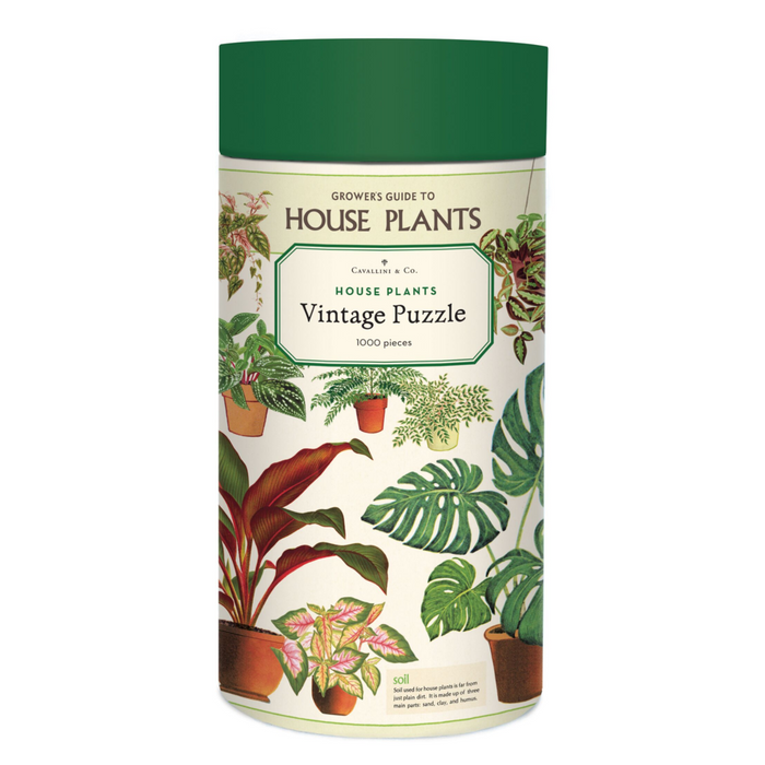 house plant puzzles House Plants 1000 Piece Jigsaw Puzzle — Pearl Grant Richmans