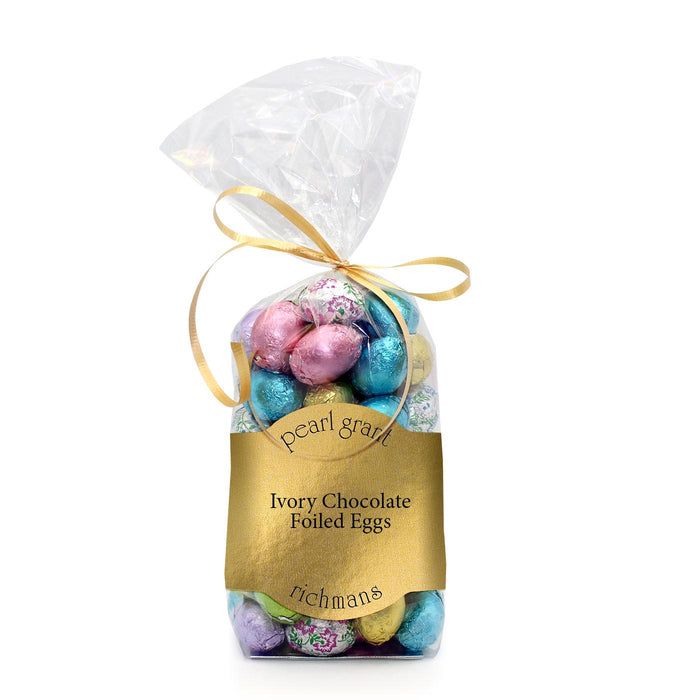 Ivory Chocolate Foiled Eggs