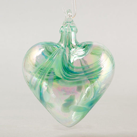 Jade Mosaic Heart Ornament
