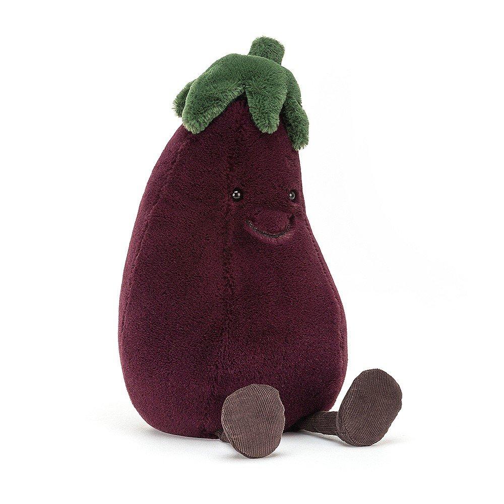  Amuseables Aubergine ナスビ Lサイズ JellyCat Amuseable Eggplant Plush Toy — Pearl Grant Richmans