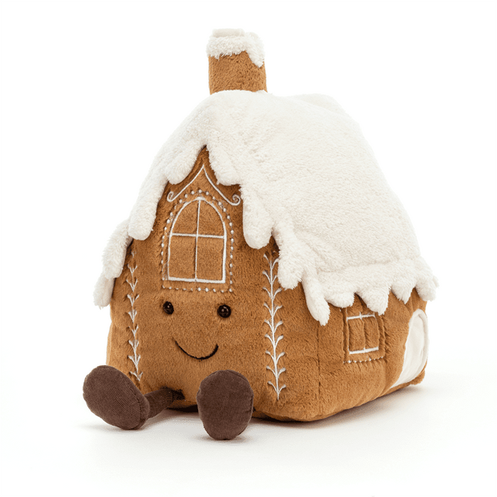 JellyCat Amuseable Gingerbread House Large Plush Toy