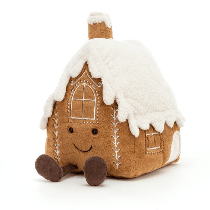 JellyCat Amuseable Gingerbread House Large Plush Toy — Pearl Grant JellyCat Amuseable Gingerbread House Large Plush Toy — Pearl Grant