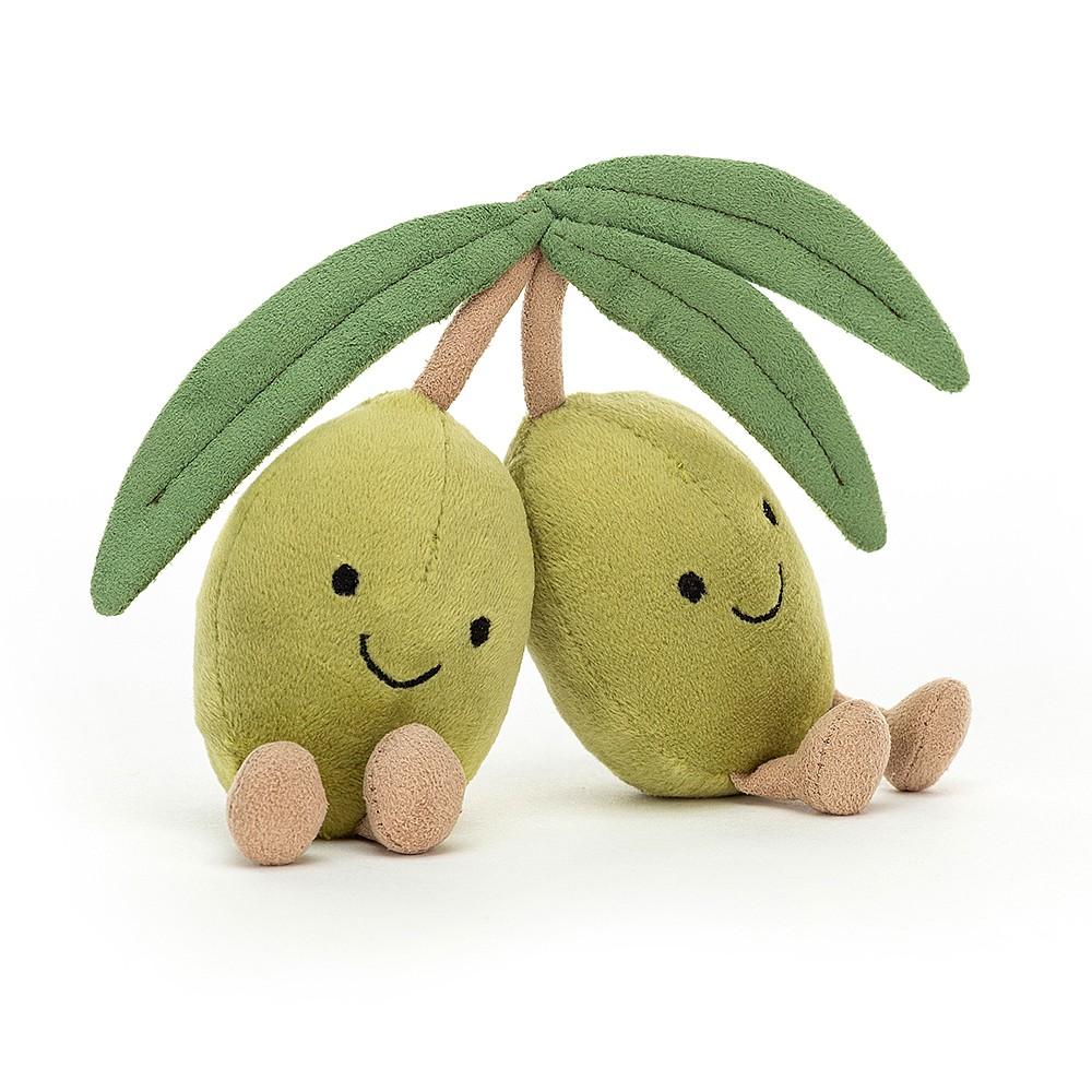 『Oliver 美品』★アヒル型クッション オリーブ色 JellyCat Amuseable Olives Plush Toy — Pearl Grant Richmans