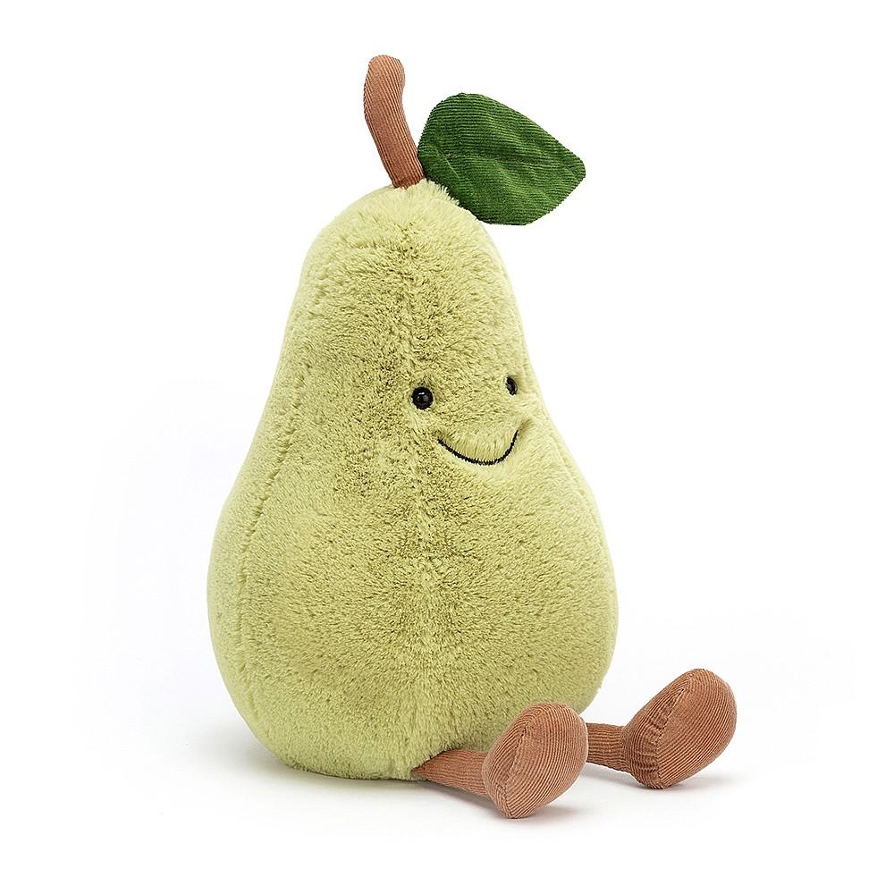  Amuseables Pear 洋なし【新品・タグ付き】 JellyCat Amuseable Pear Large Plush Toy — Pearl Grant Richmans